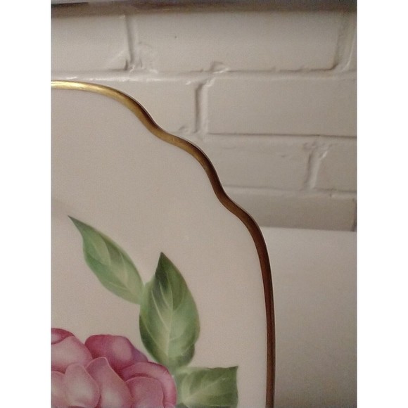 The Camillia 8" Square Plate Syracuse China Onondaga Pottery - Picture 6 of 9